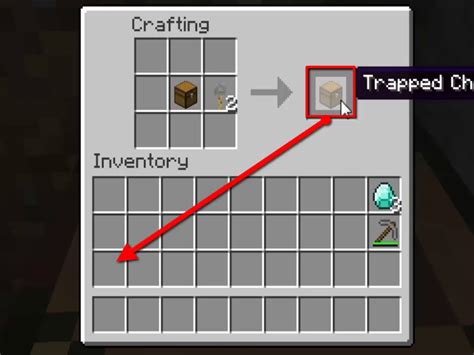 how to make a chest in minecraft|trapped chest minecraft recipe.